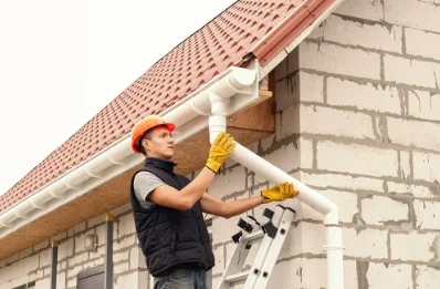 Pose et remplacement de gouttières à Durlinsdorf